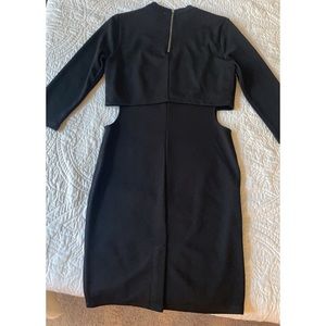 Women’s tight little black dress